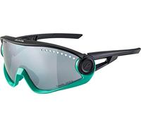 ALPINA Unisexe - Adultes, 5W1NG Lunettes de sport, black turquoise, One Size