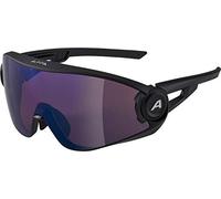 ALPINA Unisexe - Adultes, 5W1NG QV Lunettes de sport, black matt, One Size