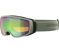 ALPINA Unisexe - Adultes, DOUBLE JACK Q-LITE Lunettes de ski, moongrey, One Size