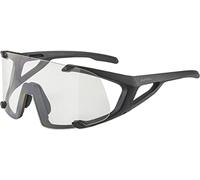 ALPINA Unisexe - Adultes, HAWKEYE lunettes de sport, black matt/clear lens, One Size