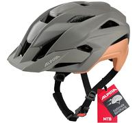 ALPINA Unisexe - Adultes, KAMLOOP Casque de vélo, Moon-Grey-Peach Matt, 51-55 cm
