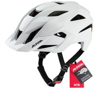 ALPINA Unisexe - Adultes, KAMLOOP Casque de vélo, White Matt, 51-55 cm