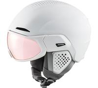 ALPINA Unisexe - Adultes, ORO QV MIPS Casque de Ski, White Matt, 51-55 cm