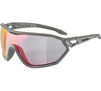 ALPINA Unisexe - Adultes, S-WAY QV Lunettes de sport, moon-grey matt, One Size