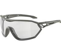ALPINA Unisexe - Adultes, S-WAY V Lunettes de sport, moon-grey matt, One Size