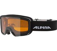 ALPINA Unisexe - Adultes, SCARABEO S Lunettes de ski, black, One Size