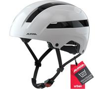 ALPINA Unisexe - Adultes, Soho Casque de vélo, White Gloss, 51-56 cm