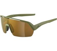 ALPINA Unisexe - Adultes, TURBO HR lunettes de sport, olive matt/yellow, One Size