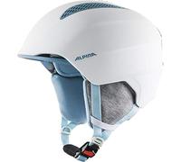 ALPINA Unisexe - Enfants, Grand JR Casque de Ski, White-SkyBlue, 51-54 cm