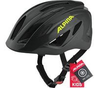 ALPINA Unisexe - Enfants, PICO Flash Casque de vélo, Black-Neon Gloss, 50-55 cm