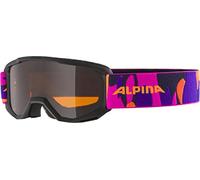 ALPINA Unisexe - Enfants, SCARABEO JR. Lunettes de Ski, black-pink matt, One Size