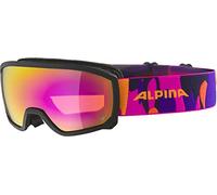 ALPINA Unisexe - Enfants, SCARABEO JR. Q-LITE Lunettes de Ski, black-pink matt, One Size