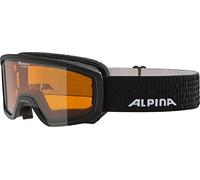 ALPINA Unisexe - Enfants, SCARABEO Lunettes de ski, black, One Size