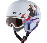 Ensemble casque + masque de ski enfant ALPINA ZUPO DISNEY Frozen II - blanc 51-55cm