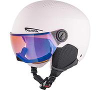 Alpina - Kid's Zupo Visor Quattroflex Mirror Lite S2 - Casque de ski - 48-52 cm - rose matt
