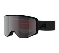 Alpina - Venet M Q-Lite S2 - Masque de ski - black matt / silver