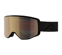 Alpina - Venet M QV S2-3 - Masque de ski - black matt / black / gold