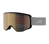 Alpina - Venet M QV S2-3 - Masque de ski - white matt / gold