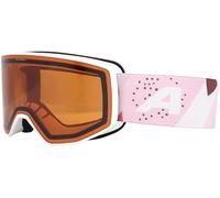 Alpina - Venet S2 (VLT 28%) - Masque de ski - white / rose matt / orange