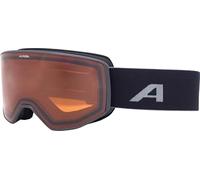 Alpina - Venet S2 (VLT 28%) - Masque de ski - black matt / orange