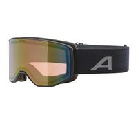 Alpina - Venet Q Mirror S2 (VLT 25%) - Masque de ski - black matt / mirror red