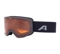 Alpina - Venet S2 (VLT 28%) - Masque de ski - black matt / orange