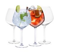 alpina Verre Gin Tonic Lot de 4 Grands Verres à Cocktail - Adaptés Au Verre Ballon Cocktail et aux Cocktails - 73 cl