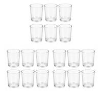 alpina Verres à Amuse-Bouches - Petits verres - Verres à shot - 6 pièces - Verre, Blanc (Lot de 3)