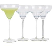 alpina Ensemble de Verres à Cocktails - Verre à Margarita - 4 Pièces - 250 ml - Verre