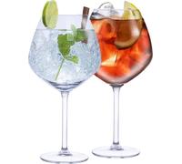 alpina Verres à gin Set de 4 grands verres à cocktail - Parfaits pour les sets de gin tonic et les cocktails - 73 cl - Verre