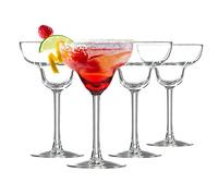 alpina Verres À Margarita Set de 4 - Verres À Cocktail pour Margarita et Boissons Tropicales - Transparent - 250 ml