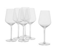 alpina Verres à Vin Blanc Lot de 6 - Verre à Pied 37cl - Verrerie - Verre