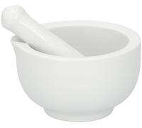 Alpina&nbsp;Mortier et pilon en porcelaine blanche 8,5 cm – manuel