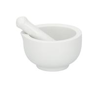 Alpina&nbsp;Mortier et pilon en porcelaine blanche 8,5 cm – manuel