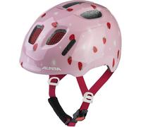 ALPINA XIMO 2 - Casque de vélo léger et sûr pour Enfants avec LED optionnel - Strawberry Gloss - 45-49
