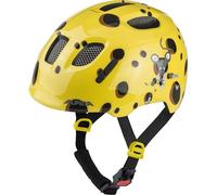 ALPINA XIMO 2 - Casque de vélo léger et sûr pour Enfants avec LED optionnel - Yellow Gouda Gloss - 47-51
