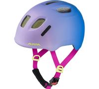 ALPINA XIMO 2 L.E. (Mat) - Casque de vélo léger et sûr pour Enfants avec LED optionnel - Fading Purple Matt - 45-49