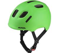 ALPINA XIMO 2 L.E. (Mat) - Casque de vélo léger et sûr pour Enfants avec LED optionnel - Neon Green Matt - 47-51