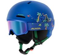 ALPINA ZUPO 2 Disney Set - Set Disney Haut de Gamme, sûr et Exclusif composé d’Un Casque de Ski et d’Un Masque de Ski, pour Enfants. - Lilo and Stitch - 52-56
