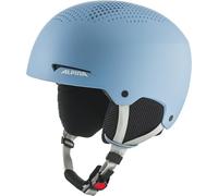 Alpina ZUPO Casque de Ski Unisexe pour Adolescent, Bleu fumé Mat, 48-52