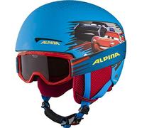 Alpina ZUPO Disney Set - Ensemble de Lunettes de Ski et Casque de Ski Disney de qualité supérieure, sûr et Exclusif pour Enfants