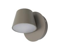 Alpinaluz Applique Murale LED Moderne en Aluminium Gris - Design Cylindrique Orientable - Éclairage Doux Sans Éblouissement - Pour Chambre, Couloir ou Salon