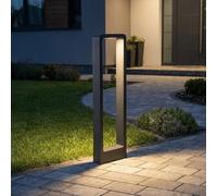 Alpinaluz Baliza LED Extérieur 10W 65cm - Lampadaire Moderne en Aluminium Noir IP65 avec Lumière Chaude 3000K pour Jardin, Patio, Entrée et Allées