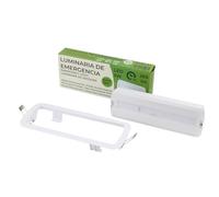 Alpinaluz Lumière d'urgence LED 3 W Autotest avec batterie au lithium, modes permanent et non permanent, montage encastré ou surface, 265 lm, 6500 K, 3 heures d'autonomie au plafond ou au mur