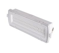 Alpinaluz Lumière d'urgence LED étanche IP54 4 W 530 lm - Encastrable avec clips ou surface - 3h d'autonomie - Résistant à l'eau et à la poussière - Usage professionnel et industriel, intérieur et