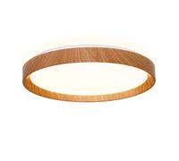 Alpinaluz Plafonnier LED de plafond Ø48 cm 40W avec lumière réglable CCT 3000K 4000K 6000K, finition acrylique effet bois, design moderne élégant idéal pour salon, chambre et cuisine intérieure