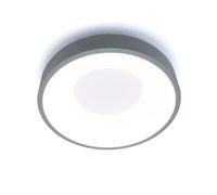 Alpinaluz Plafonnier LED Noir, Gris et Blanc 28W Ø30cm, CCT Réglable Blanc Chaud, Naturel et Froid, Minimaliste Moderne, Idéal Salle à Manger, Chambre, Escaliers, Style Classique et Contemporain