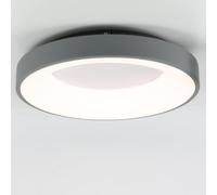 Alpinaluz Plafonnier LED Rond 36W 4500lm CCT 3000K-6000K D40 cm Gris | Diffuseur PC à lumière uniforme et design rond bas pour salon, salle à manger, chambre, cuisine, couloir et entrée
