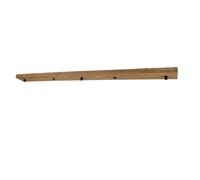 Alpinaluz Réglette de plafond 100 cm DIY pour 2 ou 3 lampes suspendues - Base rectangulaire en bois naturel - Plaque universelle pour montage d'éclairage - Sans câble ni lampes