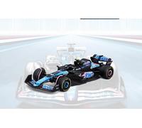 Bburago - Alpine A524 F1 Japanese 2024#Gasly - Voiture Miniature De Collection en Métal À L’Échelle 1/43 - Modèle Réduit Officiel Formule 1 Saison 2024 - Finitions Réalistes - Edition Collector